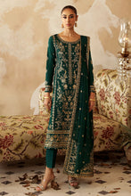 Load image into Gallery viewer, GULAAL | Shehrnaaz Raw Silk Pakistani designer dress is available @lebaasonline. The Pakistani Wedding dresses of Maria B, Gulaal can be customized for Bridal/party wear. Get express shipping in UK, USA, France, Germany for Asian Outfits USA. Maria B Sale online can be availed here!!