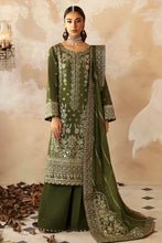 Load image into Gallery viewer, GULAAL | Shehrnaaz Raw Silk Pakistani designer dress is available @lebaasonline. The Pakistani Wedding dresses of Maria B, Gulaal can be customized for Bridal/party wear. Get express shipping in UK, USA, France, Germany for Asian Outfits USA. Maria B Sale online can be availed here!!