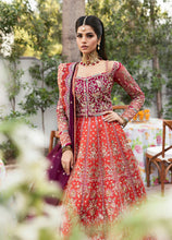 Load image into Gallery viewer, GULAAL | Embroidered Chiffon Pakistani designer dress is available @lebaasonline. The Pakistani Wedding dresses of Maria B, Gulaal can be customized for Bridal/party wear. Get express shipping in UK, USA, France, Germany for Asian Outfits USA. Maria B Sale online can be availed here!!