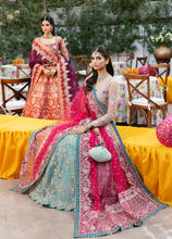 Load image into Gallery viewer, GULAAL | Embroidered Chiffon Pakistani designer dress is available @lebaasonline. The Pakistani Wedding dresses of Maria B, Gulaal can be customized for Bridal/party wear. Get express shipping in UK, USA, France, Germany for Asian Outfits USA. Maria B Sale online can be availed here!!