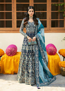 GULAAL | Embroidered Chiffon Pakistani designer dress is available @lebaasonline. The Pakistani Wedding dresses of Maria B, Gulaal can be customized for Bridal/party wear. Get express shipping in UK, USA, France, Germany for Asian Outfits USA. Maria B Sale online can be availed here!!