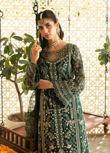 GULAAL | Embroidered Chiffon Pakistani designer dress is available @lebaasonline. The Pakistani Wedding dresses of Maria B, Gulaal can be customized for Bridal/party wear. Get express shipping in UK, USA, France, Germany for Asian Outfits USA. Maria B Sale online can be availed here!!