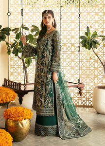 GULAAL | Embroidered Chiffon Pakistani designer dress is available @lebaasonline. The Pakistani Wedding dresses of Maria B, Gulaal can be customized for Bridal/party wear. Get express shipping in UK, USA, France, Germany for Asian Outfits USA. Maria B Sale online can be availed here!!