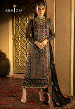 Load image into Gallery viewer, Buy ASIM JOFA | VELVET FESTIVE Collection this New collection of ASIM JOFA WINTER LAWN COLLECTION 2023 from our website. We have various PAKISTANI DRESSES ONLINE IN UK, ASIM JOFA CHIFFON COLLECTION. Get your unstitched or customized PAKISATNI BOUTIQUE IN UK, USA, UAE, FRACE , QATAR, DUBAI from Lebaasonline @ sale