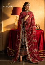 Load image into Gallery viewer, Buy ASIM JOFA | VELVET FESTIVE Collection this New collection of ASIM JOFA WINTER LAWN COLLECTION 2023 from our website. We have various PAKISTANI DRESSES ONLINE IN UK, ASIM JOFA CHIFFON COLLECTION. Get your unstitched or customized PAKISATNI BOUTIQUE IN UK, USA, UAE, FRACE , QATAR, DUBAI from Lebaasonline @ sale