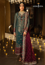 Load image into Gallery viewer, Buy ASIM JOFA | VELVET FESTIVE Collection this New collection of ASIM JOFA WINTER LAWN COLLECTION 2023 from our website. We have various PAKISTANI DRESSES ONLINE IN UK, ASIM JOFA CHIFFON COLLECTION. Get your unstitched or customized PAKISATNI BOUTIQUE IN UK, USA, UAE, FRACE , QATAR, DUBAI from Lebaasonline @ sale