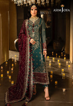 Load image into Gallery viewer, Buy ASIM JOFA | VELVET FESTIVE Collection this New collection of ASIM JOFA WINTER LAWN COLLECTION 2023 from our website. We have various PAKISTANI DRESSES ONLINE IN UK, ASIM JOFA CHIFFON COLLECTION. Get your unstitched or customized PAKISATNI BOUTIQUE IN UK, USA, UAE, FRACE , QATAR, DUBAI from Lebaasonline @ sale