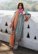 Load image into Gallery viewer, HUSSAIN REHAR Lawn dress is extremely trending for Winter luxury lawns. The PAKISTANI DRESSES ONLINE are available for this wedding season. Get the exclusive customized Hussain rehar Dresses unstitched and stitched PAKISTANI DRESSES IN UK from our PAKISTANI BOUTIQUE in UK, USA, Austria from Lebaasonline 