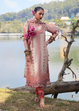 Load image into Gallery viewer, HUSSAIN REHAR Lawn dress is extremely trending for Winter luxury lawns. The PAKISTANI DRESSES ONLINE are available for this wedding season. Get the exclusive customized Hussain rehar Dresses unstitched and stitched PAKISTANI DRESSES IN UK from our PAKISTANI BOUTIQUE in UK, USA, Austria from Lebaasonline 