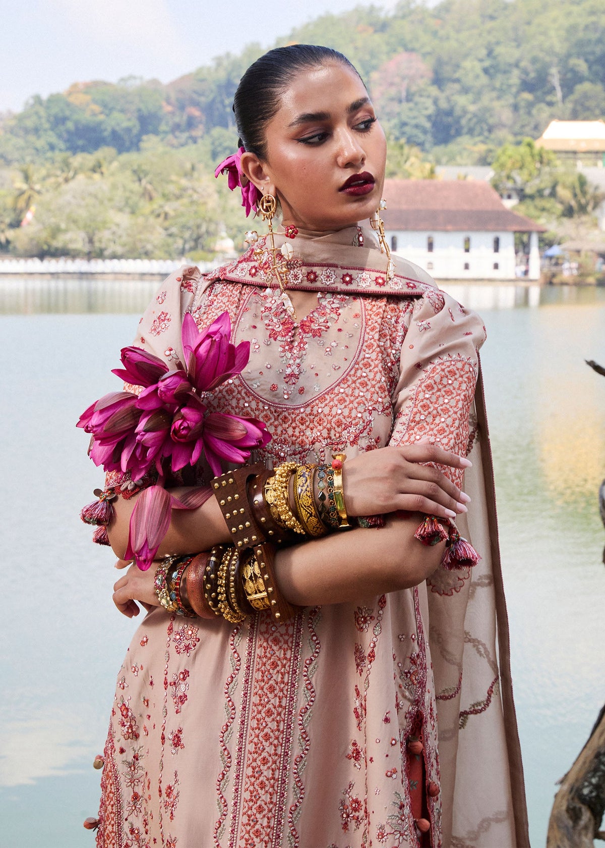 HUSSAIN REHAR Lawn dress is extremely trending for Winter luxury lawns. The PAKISTANI DRESSES ONLINE are available for this wedding season. Get the exclusive customized Hussain rehar Dresses unstitched and stitched PAKISTANI DRESSES IN UK from our PAKISTANI BOUTIQUE in UK, USA, Austria from Lebaasonline 