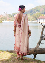 Load image into Gallery viewer, HUSSAIN REHAR Lawn dress is extremely trending for Winter luxury lawns. The PAKISTANI DRESSES ONLINE are available for this wedding season. Get the exclusive customized Hussain rehar Dresses unstitched and stitched PAKISTANI DRESSES IN UK from our PAKISTANI BOUTIQUE in UK, USA, Austria from Lebaasonline 