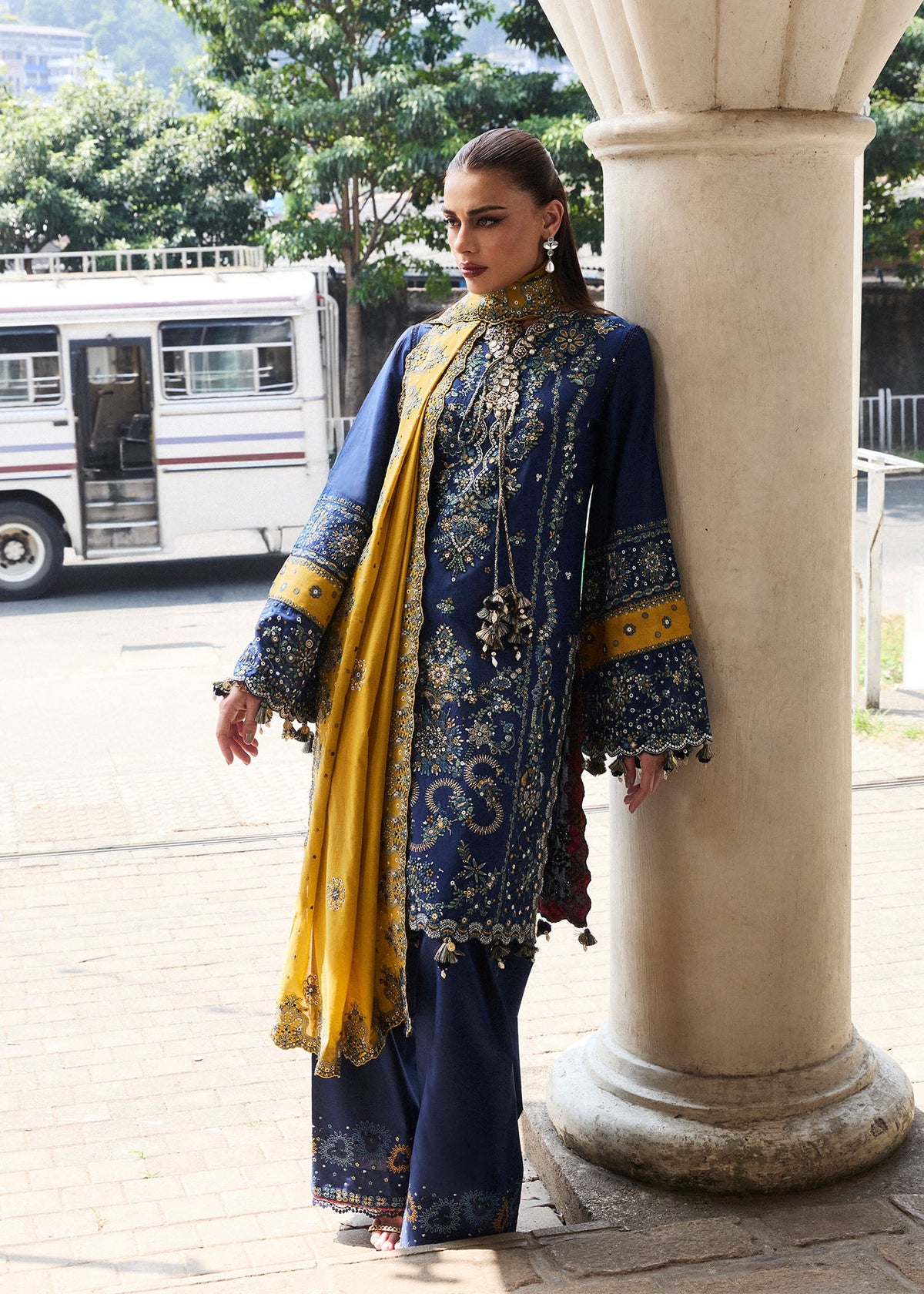 HUSSAIN REHAR Lawn dress is extremely trending for Winter luxury lawns. The PAKISTANI DRESSES ONLINE are available for this wedding season. Get the exclusive customized Hussain rehar Dresses unstitched and stitched PAKISTANI DRESSES IN UK from our PAKISTANI BOUTIQUE in UK, USA, Austria from Lebaasonline 