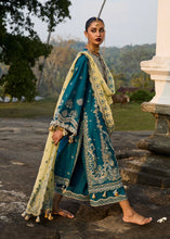 Load image into Gallery viewer, HUSSAIN REHAR Lawn dress is extremely trending for Winter luxury lawns. The PAKISTANI DRESSES ONLINE are available for this wedding season. Get the exclusive customized Hussain rehar Dresses unstitched and stitched PAKISTANI DRESSES IN UK from our PAKISTANI BOUTIQUE in UK, USA, Austria from Lebaasonline 