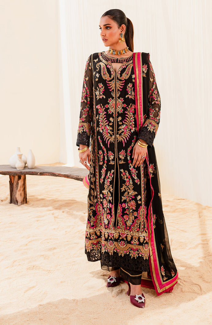 Buy MARYUM & MARIA | Sejal - Luxury Chiffon Collection 2023 from our website. We deal in all largest brands like Maria b, Shamrock Maryum N Maria Collection, Imrozia collection. This wedding season, flaunt yourself in beautiful Shamrock collection. Buy pakistani dresses in UK, USA, Manchester from Lebaasonline