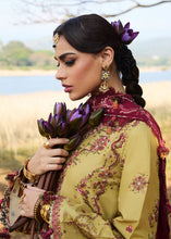 Load image into Gallery viewer, HUSSAIN REHAR Lawn dress is extremely trending for Winter luxury lawns. The PAKISTANI DRESSES ONLINE are available for this wedding season. Get the exclusive customized Hussain rehar Dresses unstitched and stitched PAKISTANI DRESSES IN UK from our PAKISTANI BOUTIQUE in UK, USA, Austria from Lebaasonline 