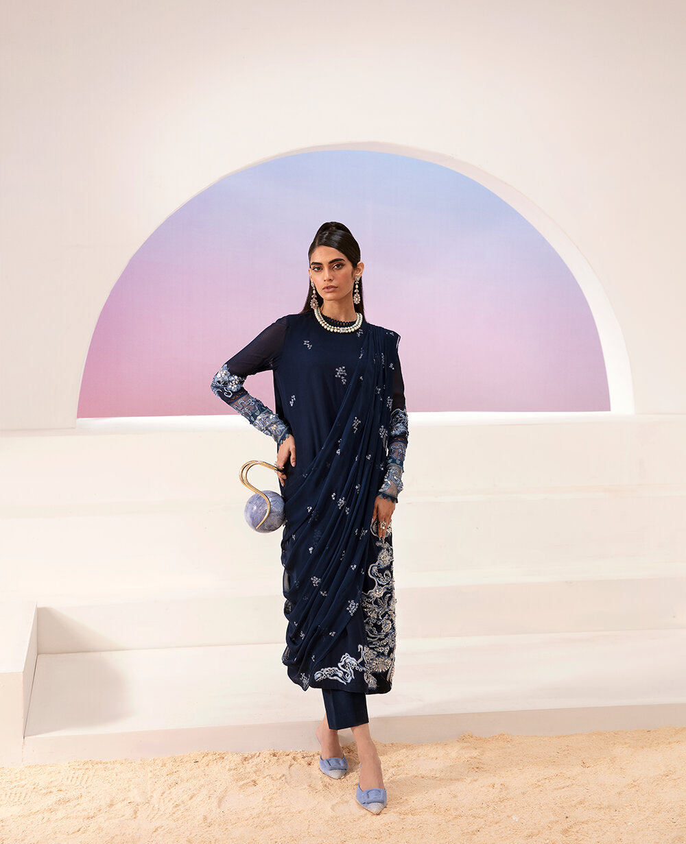 Buy new Republic Womenswear | Jolie De Amier 23 festival wear for the Pakistani look. The heavy embroidery salwar kameez, Designer designs of Republic women's wear, Maria B, Asim Jofa, Crimson are available in our Pakistani designer boutique. Get Velvet suits in UK USA, UAE, France from Lebaasonline @ Sale Prize. 