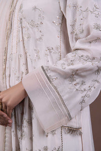 Maria.B | 2 Pc Embroidered Raw Silk Suit '24 | MB-WF24-510