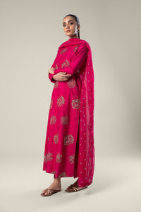 Maria.B | 2 Pc Embroidered Raw Silk Suit '24 | MB-WF24-30