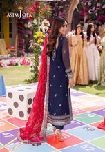 Load image into Gallery viewer, Buy ASIM JOFA LIMITED EDITION | AJMJ 07 exclusive chiffon collection of ASIM JOFA WEDDING COLLECTION 2024 from our website. We have various PAKISTANI DRESSES ONLINE IN UK, ASIM JOFA CHIFFON COLLECTION 2024. Get your unstitched or customized PAKISATNI BOUTIQUE IN UK, USA, from Lebaasonline at SALE!