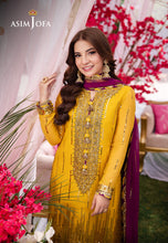 Load image into Gallery viewer, Buy ASIM JOFA LIMITED EDITION | AJMJ 20 exclusive chiffon collection of ASIM JOFA WEDDING COLLECTION 2024 from our website. We have various PAKISTANI DRESSES ONLINE IN UK, ASIM JOFA CHIFFON COLLECTION 2024. Get your unstitched or customized PAKISATNI BOUTIQUE IN UK, USA, from Lebaasonline at SALE!