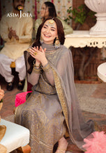 Load image into Gallery viewer, Buy ASIM JOFA LIMITED EDITION | AJMJ 27 exclusive chiffon collection of ASIM JOFA WEDDING COLLECTION 2024 from our website. We have various PAKISTANI DRESSES ONLINE IN UK, ASIM JOFA CHIFFON COLLECTION 2024. Get your unstitched or customized PAKISATNI BOUTIQUE IN UK, USA, from Lebaasonline at SALE!