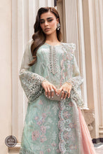 Load image into Gallery viewer, Maria.B | Embroidered Chiffon Collection &#39;23 available at Lebaasonline. The largest stockiest of M.prints Dresses in the UK. Shop Maria B Clothes Pakistani wedding. Maria B Chiffons, Mprints, Maria B Sateen Embroidered on discounted price in UK USA Manchester London Australia Belgium UAE France Germany Birmingham on Sale.