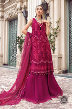 Load image into Gallery viewer, Maria.B | Embroidered Chiffon Collection &#39;23 available at Lebaasonline. The largest stockiest of M.prints Dresses in the UK. Shop Maria B Clothes Pakistani wedding. Maria B Chiffons, Mprints, Maria B Sateen Embroidered on discounted price in UK USA Manchester London Australia Belgium UAE France Germany Birmingham on Sale.