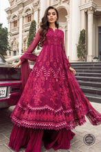 Load image into Gallery viewer, Maria.B | Embroidered Chiffon Collection &#39;23 available at Lebaasonline. The largest stockiest of M.prints Dresses in the UK. Shop Maria B Clothes Pakistani wedding. Maria B Chiffons, Mprints, Maria B Sateen Embroidered on discounted price in UK USA Manchester London Australia Belgium UAE France Germany Birmingham on Sale.