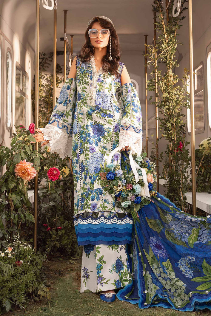 MARIA B | M PRINTS 2024 Teal dress by Maria B Pakistani Summer dresses 2024 at Lebaasonline. Discover Maria B Pakistani Fashion Clothing UK that matches to your style for this Summer. Shop today Pakistani Wedding dresses USA on discount price! Get express shipping in Belgium, UK, USA, France in SALE!