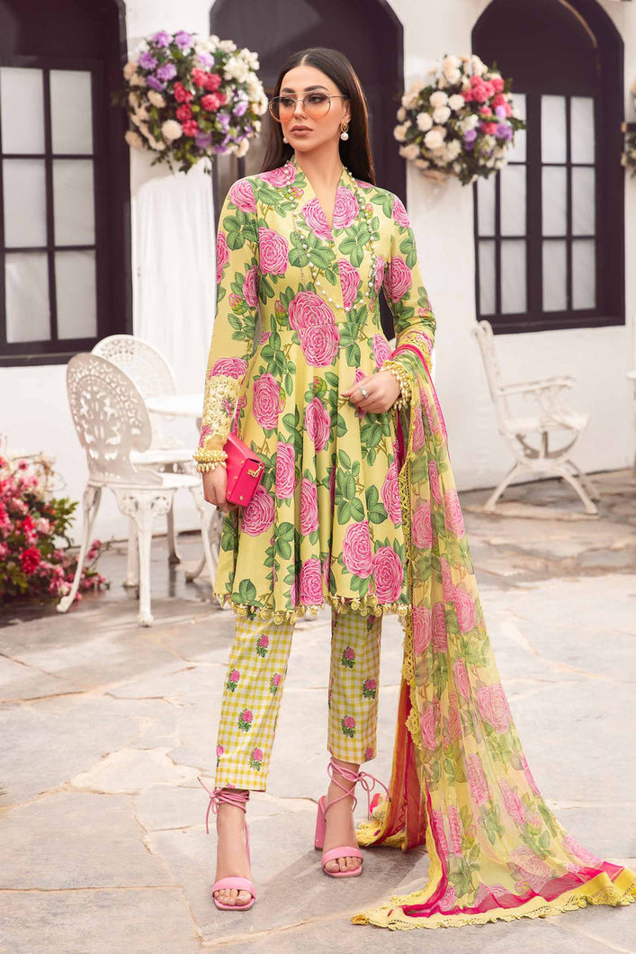 MARIA B | M PRINTS 2024 Teal dress by Maria B Pakistani Summer dresses 2024 at Lebaasonline. Discover Maria B Pakistani Fashion Clothing UK that matches to your style for this Summer. Shop today Pakistani Wedding dresses USA on discount price! Get express shipping in Belgium, UK, USA, France in SALE!