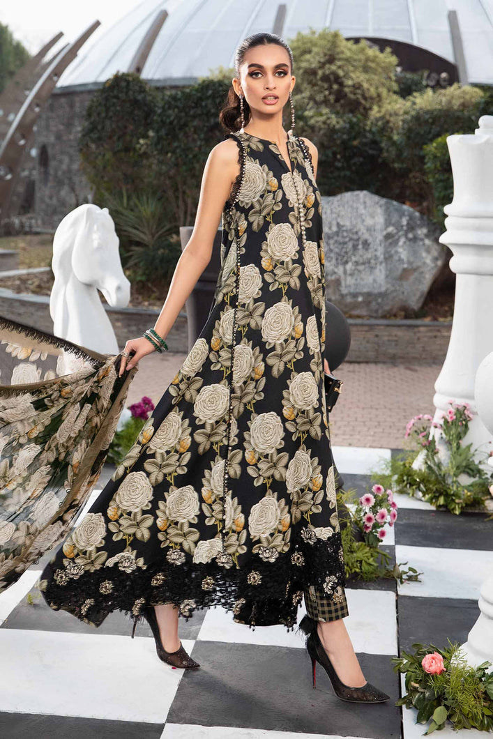 MARIA B | M PRINTS 2024 Teal dress by Maria B Pakistani Summer dresses 2024 at Lebaasonline. Discover Maria B Pakistani Fashion Clothing UK that matches to your style for this Summer. Shop today Pakistani Wedding dresses USA on discount price! Get express shipping in Belgium, UK, USA, France in SALE!