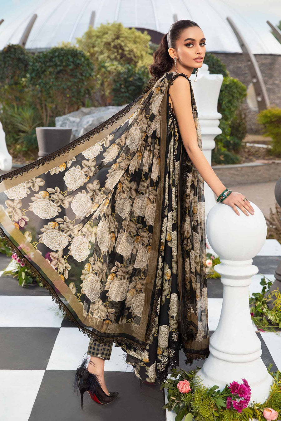 MARIA B | M PRINTS 2024 Teal dress by Maria B Pakistani Summer dresses 2024 at Lebaasonline. Discover Maria B Pakistani Fashion Clothing UK that matches to your style for this Summer. Shop today Pakistani Wedding dresses USA on discount price! Get express shipping in Belgium, UK, USA, France in SALE!