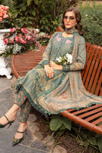 Load image into Gallery viewer, MARIA B | M PRINTS 2024 Teal dress by Maria B Pakistani Summer dresses 2024 at Lebaasonline. Discover Maria B Pakistani Fashion Clothing UK that matches to your style for this Summer. Shop today Pakistani Wedding dresses USA on discount price! Get express shipping in Belgium, UK, USA, France in SALE!