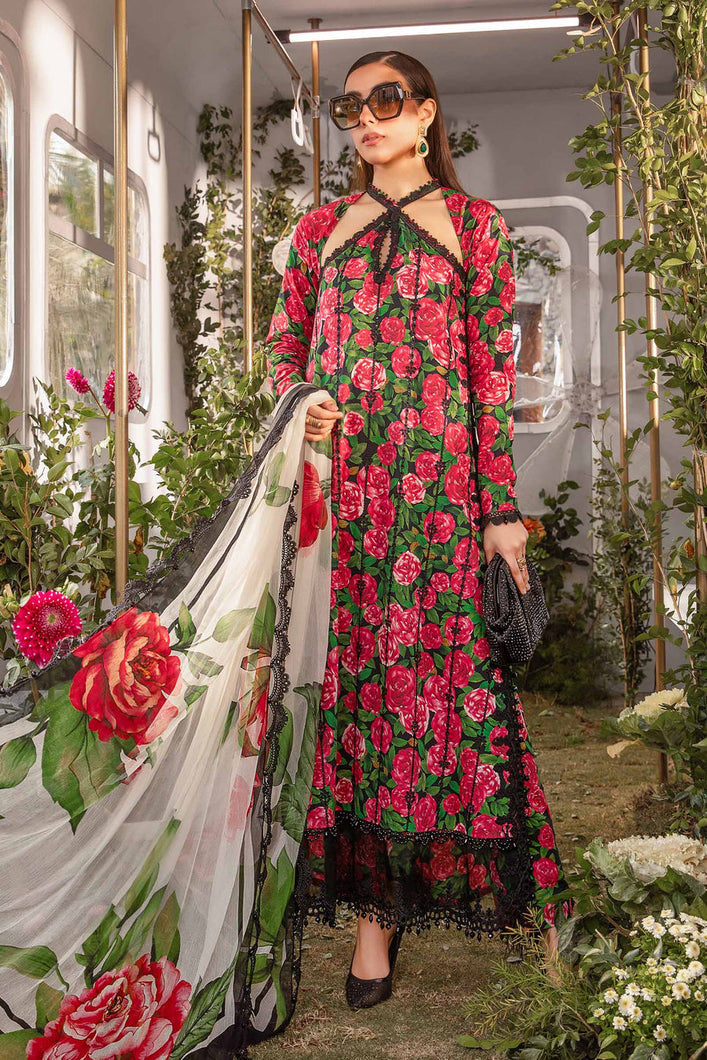 MARIA B | M PRINTS 2024 Teal dress by Maria B Pakistani Summer dresses 2024 at Lebaasonline. Discover Maria B Pakistani Fashion Clothing UK that matches to your style for this Summer. Shop today Pakistani Wedding dresses USA on discount price! Get express shipping in Belgium, UK, USA, France in SALE!