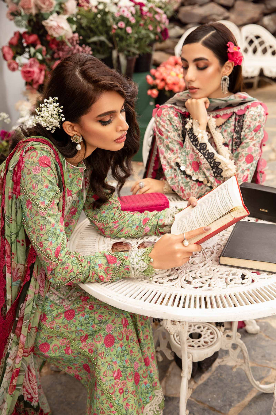MARIA B | M PRINTS 2024 Teal dress by Maria B Pakistani Summer dresses 2024 at Lebaasonline. Discover Maria B Pakistani Fashion Clothing UK that matches to your style for this Summer. Shop today Pakistani Wedding dresses USA on discount price! Get express shipping in Belgium, UK, USA, France in SALE!
