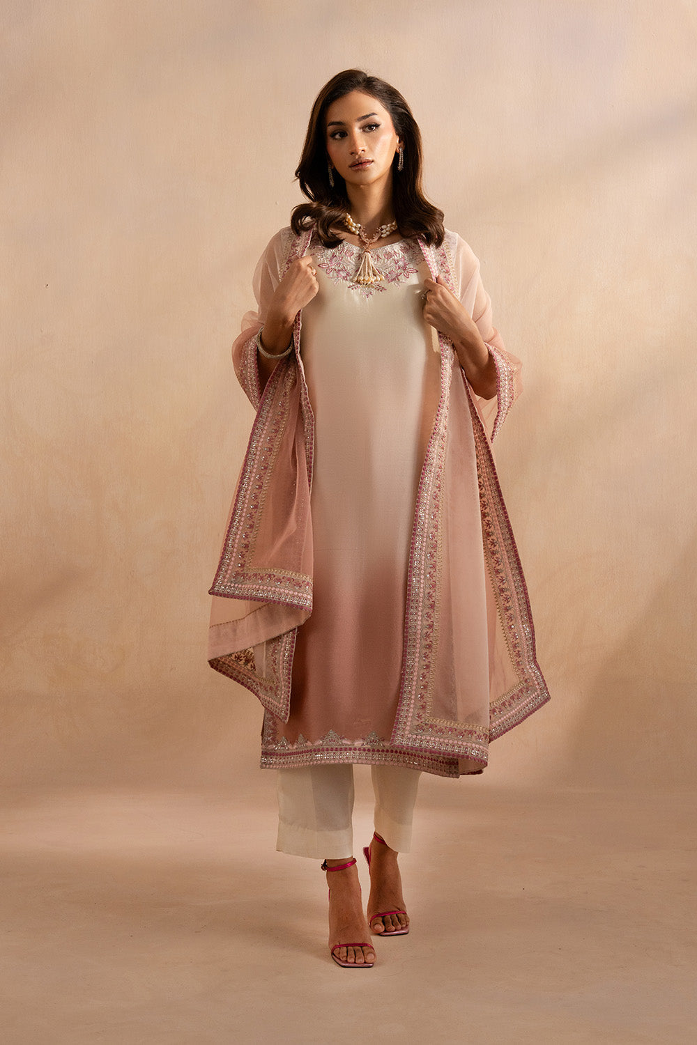Buy MARYUM & MARIA | DHAHAB '25 - Lawn Collection 2025 from our website. We deal in all largest brands like Maria b, Shamrock Maryum N Maria Collection, Imrozia collection. This wedding season, flaunt yourself in beautiful Shamrock collection. Buy pakistani dresses in UK, USA, Manchester from Lebaasonline