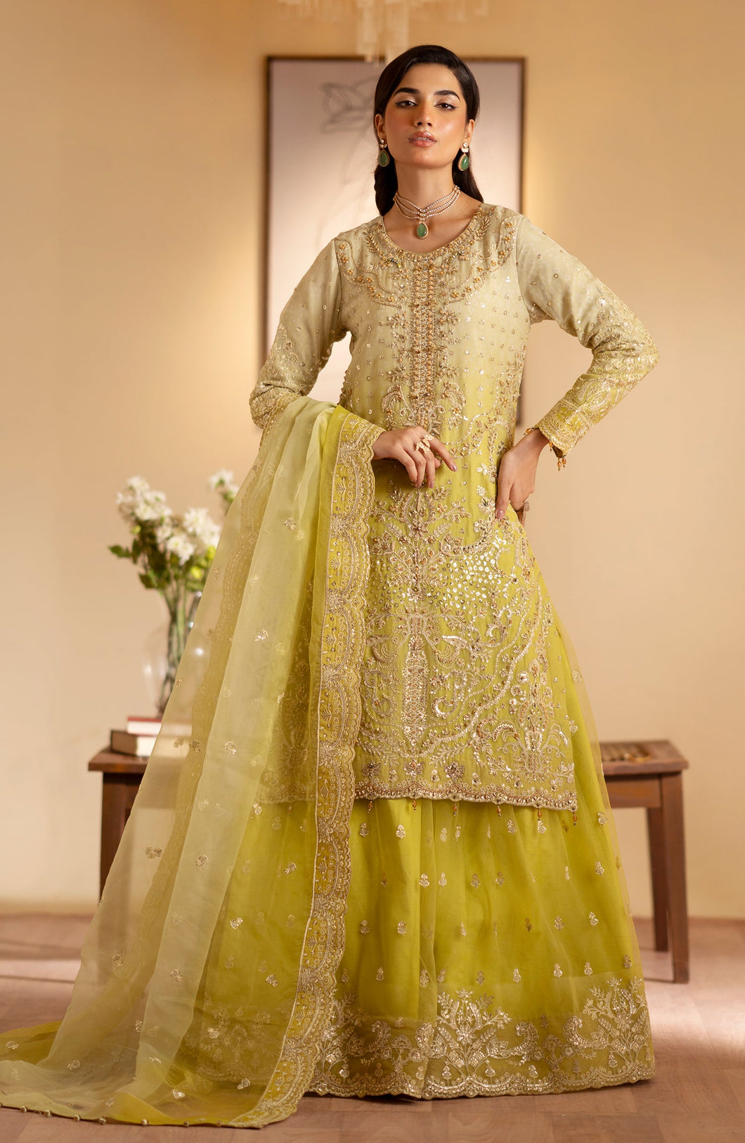 Shop EMAAN ADEEL | Romansiyyah Luxury Formals '24 @lebaasonline Net Embroidered hand mirror work, New Indian Wedding dresses online USA & Pakistani Designer Partywear Suits in the UK and USA at LebaasOnline. Browse new EMAAN ADEEL - 2024 Pakistani Dress & Nikah dresses SALE at LebaasOnline. 