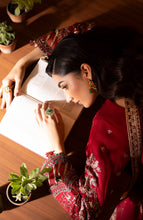 Load image into Gallery viewer, Shop EMAAN ADEEL | Romansiyyah Luxury Formals &#39;24 @lebaasonline Net Embroidered hand mirror work, New Indian Wedding dresses online USA &amp; Pakistani Designer Partywear Suits in the UK and USA at LebaasOnline. Browse new EMAAN ADEEL - 2024 Pakistani Dress &amp; Nikah dresses SALE at LebaasOnline. 