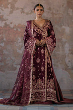 Load image into Gallery viewer, Shop Emaan Adeel | Saanjh Velvet Collection &#39;24 @ lebaasonline Velvet, Net Embroidered hand mirror work, New Indian Wedding dresses online USA &amp; Pakistani Designer Partywear Suits in the UK and USA at LebaasOnline. Browse new EMAAN ADEEL - 2024 Pakistani Dress &amp; Nikah dresses SALE at LebaasOnline. 