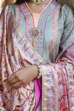 Load image into Gallery viewer, Buy MUSHQ | NIRVANA 2024-SILK EDIT Designer Dresses Is an exclusively available for online UK @lebaasonline. PAKISTANI WEDDING DRESSES ONLINE UK can be customized at Pakistani designer boutique in USA, UK, France, Dubai, Saudi, London. Get Pakistani &amp; Indian velvet BRIDAL DRESSES ONLINE USA at Lebaasonline.