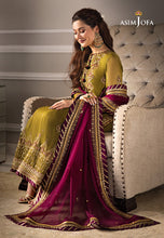 Load image into Gallery viewer, Buy ASIM JOFA | ZARI SITARA &#39;23 Collection New collection of ASIM JOFA WEDDING LAWN COLLECTION 2023 from our website. We have various PAKISTANI DRESSES ONLINE IN UK, ASIM JOFA CHIFFON COLLECTION. Get your unstitched or customized PAKISATNI BOUTIQUE IN UK, USA, UAE, FRACE , QATAR, DUBAI from Lebaasonline @ Sale price.