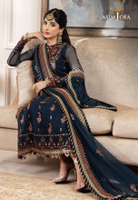 Load image into Gallery viewer, Buy ASIM JOFA | ZARI SITARA &#39;23 Collection New collection of ASIM JOFA WEDDING LAWN COLLECTION 2023 from our website. We have various PAKISTANI DRESSES ONLINE IN UK, ASIM JOFA CHIFFON COLLECTION. Get your unstitched or customized PAKISATNI BOUTIQUE IN UK, USA, UAE, FRACE , QATAR, DUBAI from Lebaasonline @ Sale price.