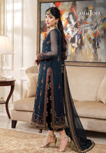 Load image into Gallery viewer, Buy ASIM JOFA | ZARI SITARA &#39;23 Collection New collection of ASIM JOFA WEDDING LAWN COLLECTION 2023 from our website. We have various PAKISTANI DRESSES ONLINE IN UK, ASIM JOFA CHIFFON COLLECTION. Get your unstitched or customized PAKISATNI BOUTIQUE IN UK, USA, UAE, FRACE , QATAR, DUBAI from Lebaasonline @ Sale price.