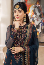 Load image into Gallery viewer, Buy ASIM JOFA | ZARI SITARA &#39;23 Collection New collection of ASIM JOFA WEDDING LAWN COLLECTION 2023 from our website. We have various PAKISTANI DRESSES ONLINE IN UK, ASIM JOFA CHIFFON COLLECTION. Get your unstitched or customized PAKISATNI BOUTIQUE IN UK, USA, UAE, FRACE , QATAR, DUBAI from Lebaasonline @ Sale price.