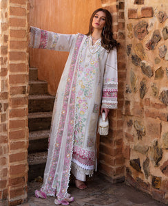 Buy  Womenswear ILANA EID LUXURY LAWN'24 wear for the Pakistani look. The heavy embroidery salwar kameez, Designer designs of Republic women's wear, Maria B, Asim Jofa, Crimson are available in our Pakistani designer boutique. Get Velvet suits in UK USA, UAE, France from Lebaasonline @ Sale Prize.