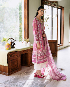 Buy Roheenaz Flora Printed Lawn Pakistani printed Clothes For Women at Our Online Designer Boutique UK, Indian & Pakistani Wedding dresses online UK, Asian Clothes UK Jazmin Suits USA, Baroque Chiffon Collection 2024 & Eid Collection Outfits in USA on express shipping available @ Online store Lebaasonline