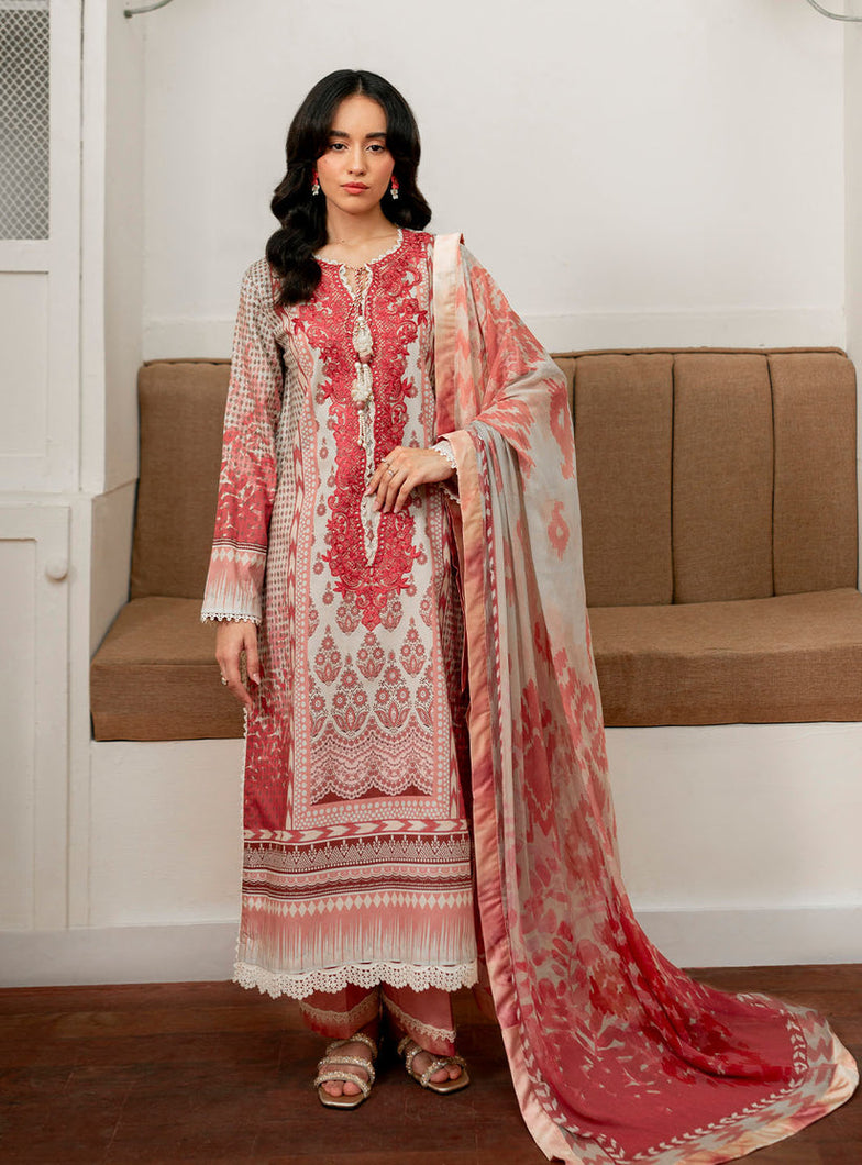 Buy Roheenaz Selena Fall '24 Pakistani printed Clothes For Women at Our Online Designer Boutique UK, Indian & Pakistani Wedding dresses online UK, Asian Clothes UK Jazmin Suits USA, Baroque Chiffon Collection 2024 & Eid Collection Outfits in USA on express shipping available @ Online store Lebaasonline
