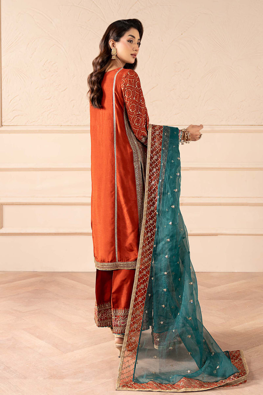 Maria.B | Shehnai Luxury Formal Winter Edit '25 available at Lebaasonline. The largest stockiest of M.prints Dresses in the UK. Shop Maria B Clothes Pakistani wedding. Maria B Chiffons, Mprints, Maria B Sateen Embroidered on discounted price in UK USA Manchester London Australia Belgium UAE France Germany Birmingham on Sale.