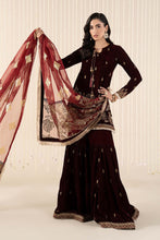 Load image into Gallery viewer, Maria.B | Shehnai Luxury Formal Winter Edit &#39;25 available at Lebaasonline. The largest stockiest of M.prints Dresses in the UK. Shop Maria B Clothes Pakistani wedding. Maria B Chiffons, Mprints, Maria B Sateen Embroidered on discounted price in UK USA Manchester London Australia Belgium UAE France Germany Birmingham on Sale.