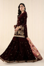 Load image into Gallery viewer, Maria.B | Shehnai Luxury Formal Winter Edit &#39;25 | SF-W25-43-Maroon
